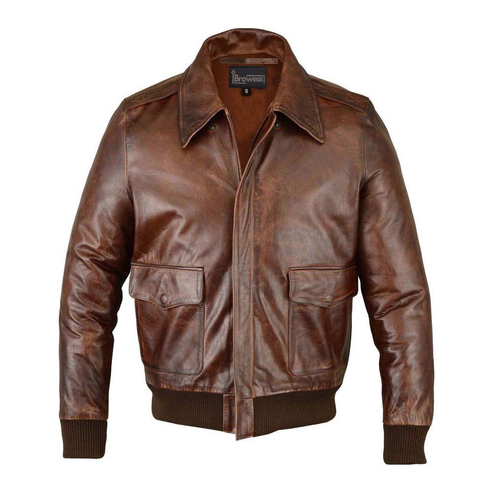 Leather Bomber Jacket